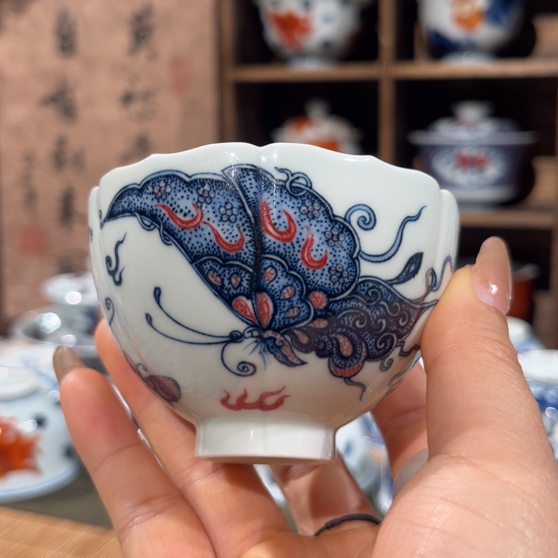陶杯子景德镇陶瓷主人杯