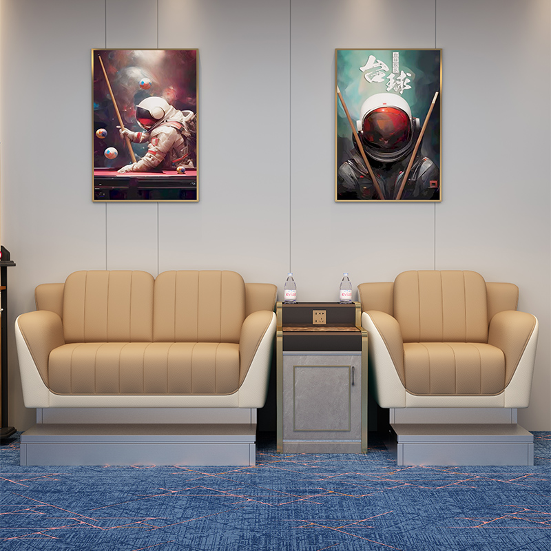 天冠星台球厅台球沙发观球椅台球厅专用沙发台球椅球房台球观球椅