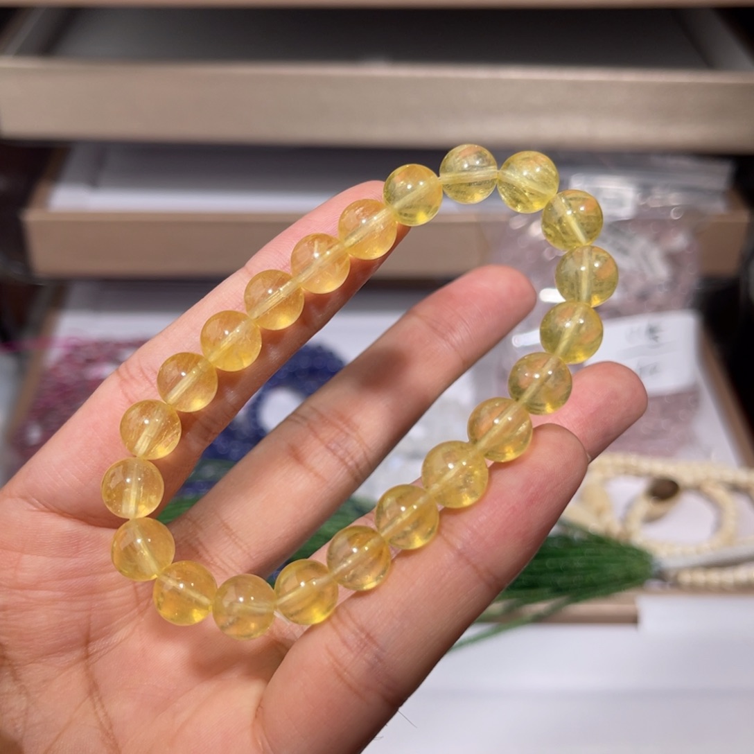 水晶未镶嵌手链萤石016