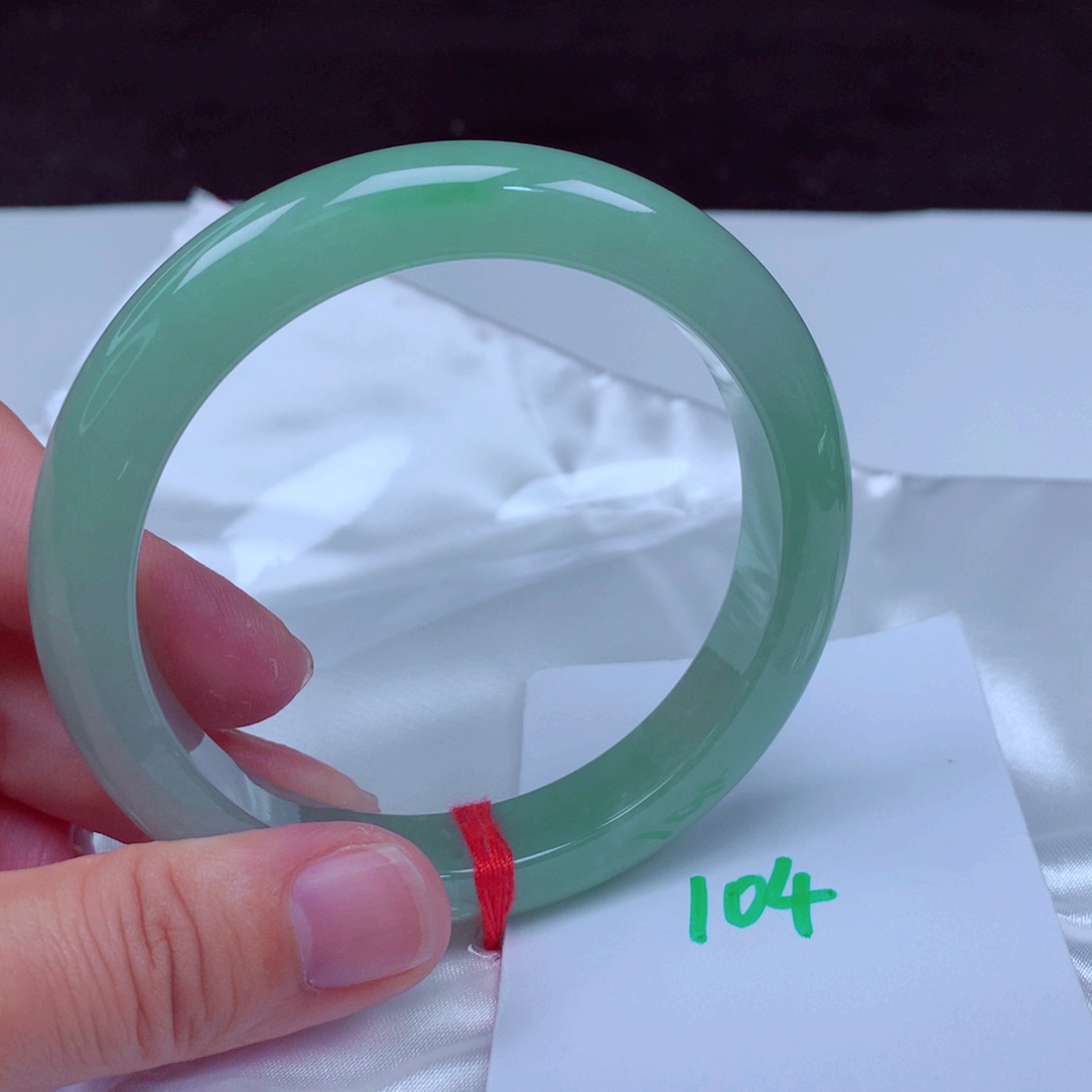 未镶嵌手镯翡翠缅甸天然A货翡翠手镯60.8