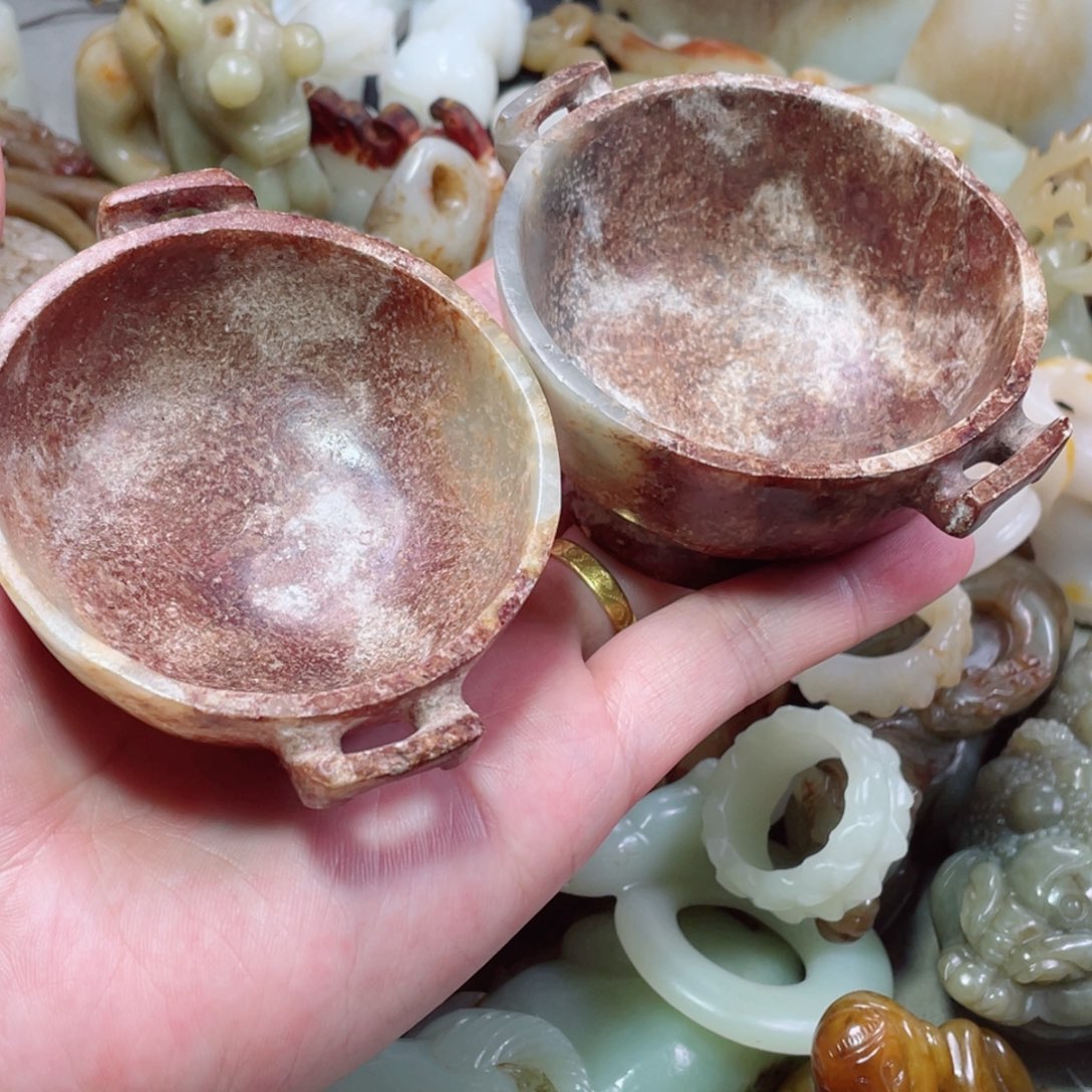 无***）和田玉未镶嵌挂件