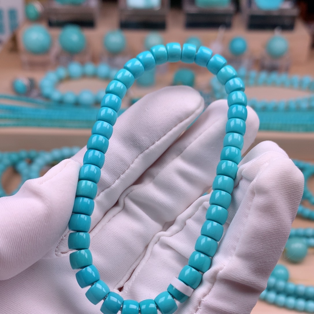 绿松石未镶嵌珠宝奇石5.6mm