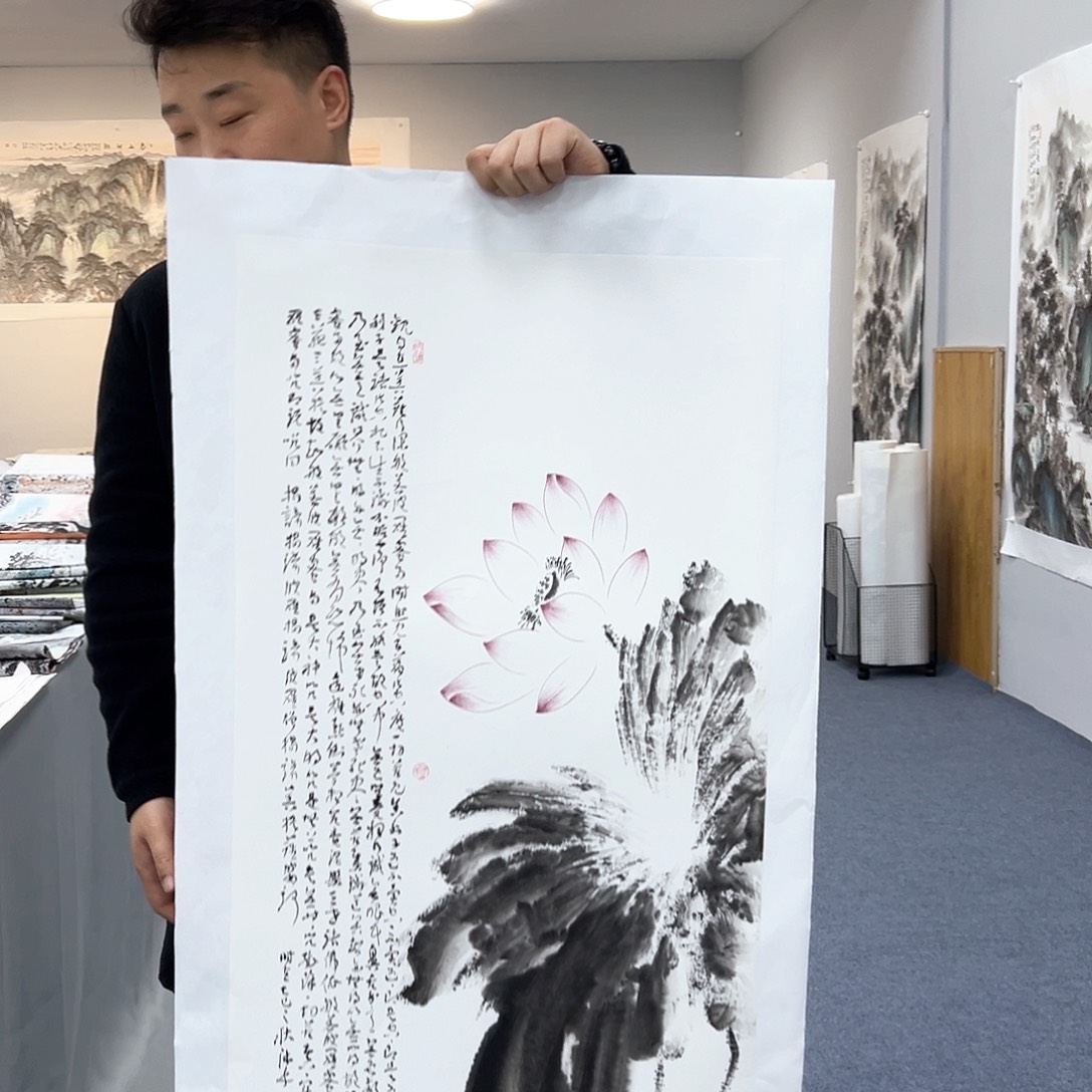 国画国画作品宣纸纯手绘