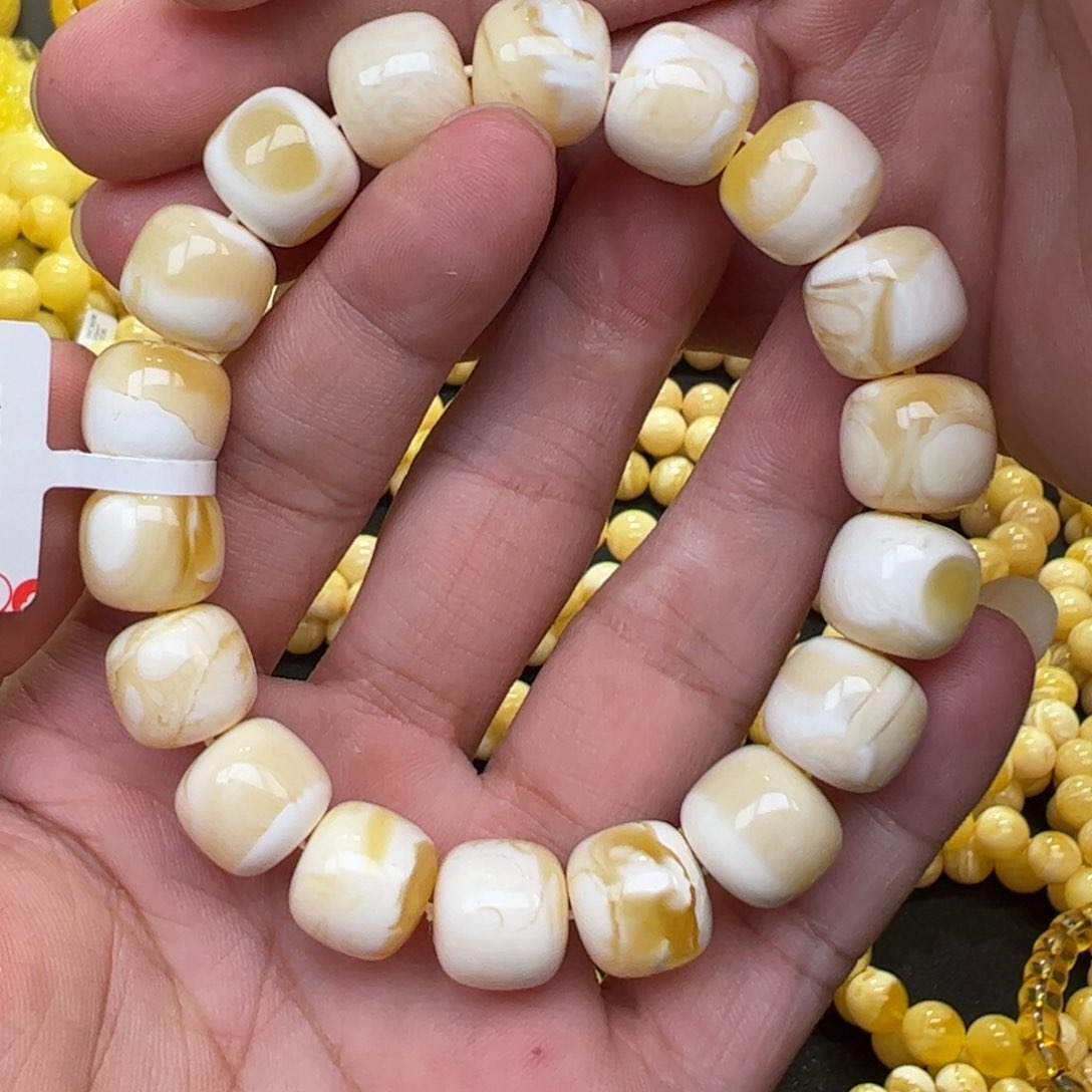 【闪购商品】琥珀珠宝奇石未镶嵌13mm24.4g