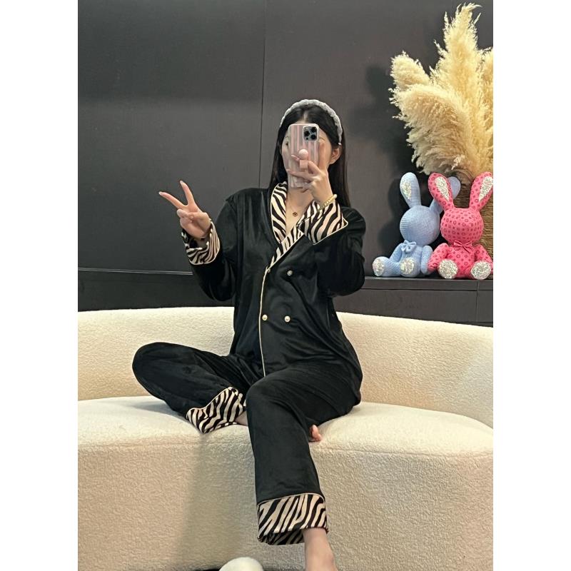 [范范]韩版秋冬新款简约气质舒适厚款长袖设计师款时尚套装