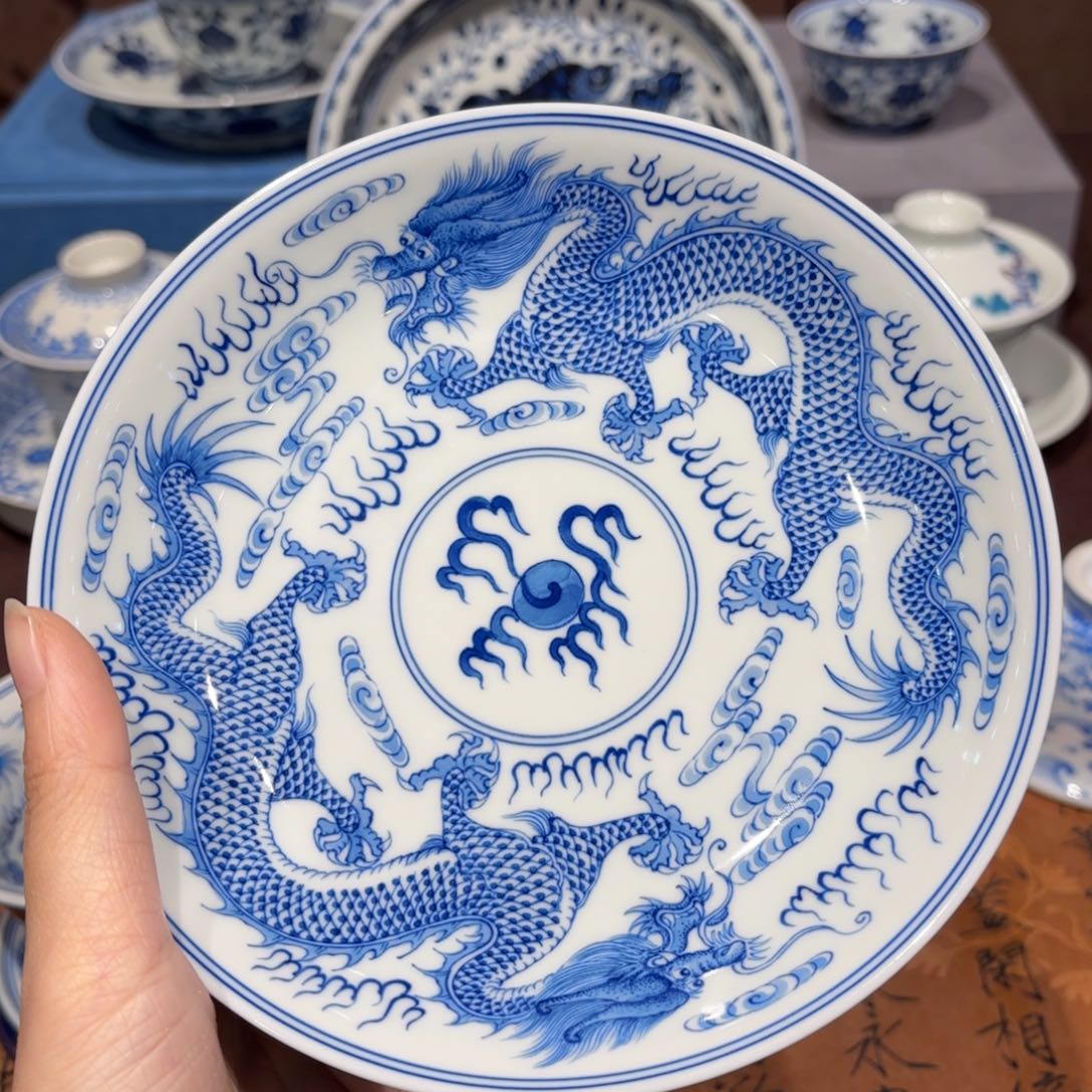 瓷片景德镇纯手工手绘