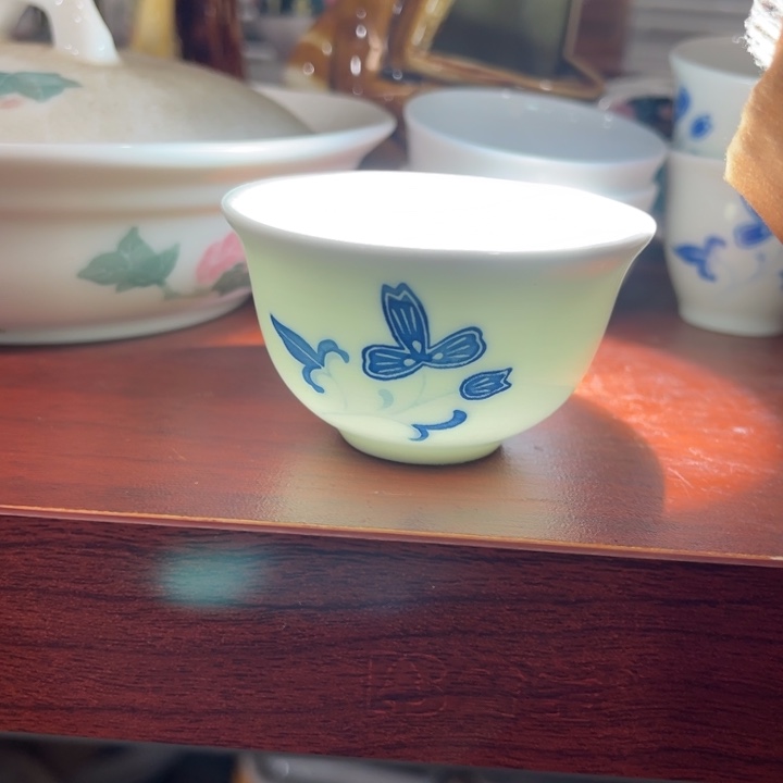 醴陵高温瓷手绘30毫升杯