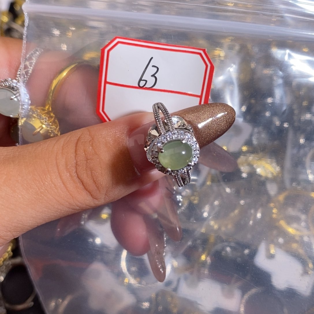 翡翠戒指合金翡翠首饰