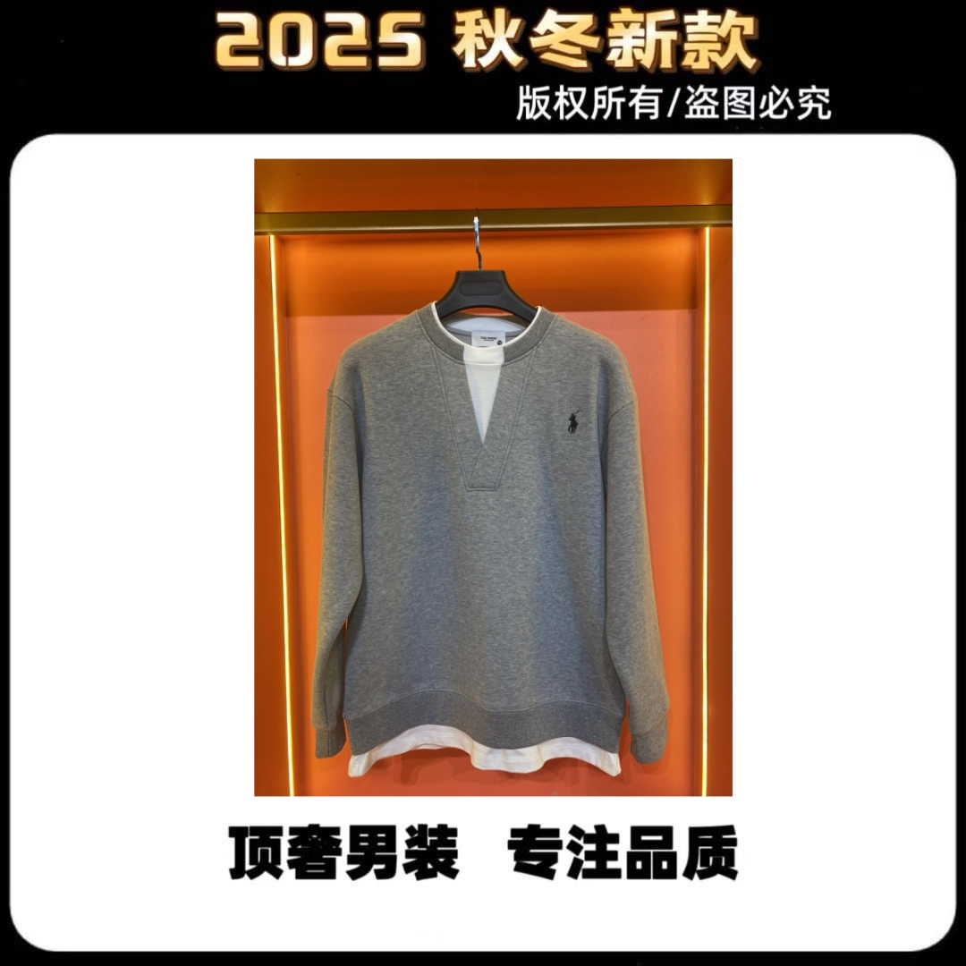 假两件简约高端商务polo衫【886036】
