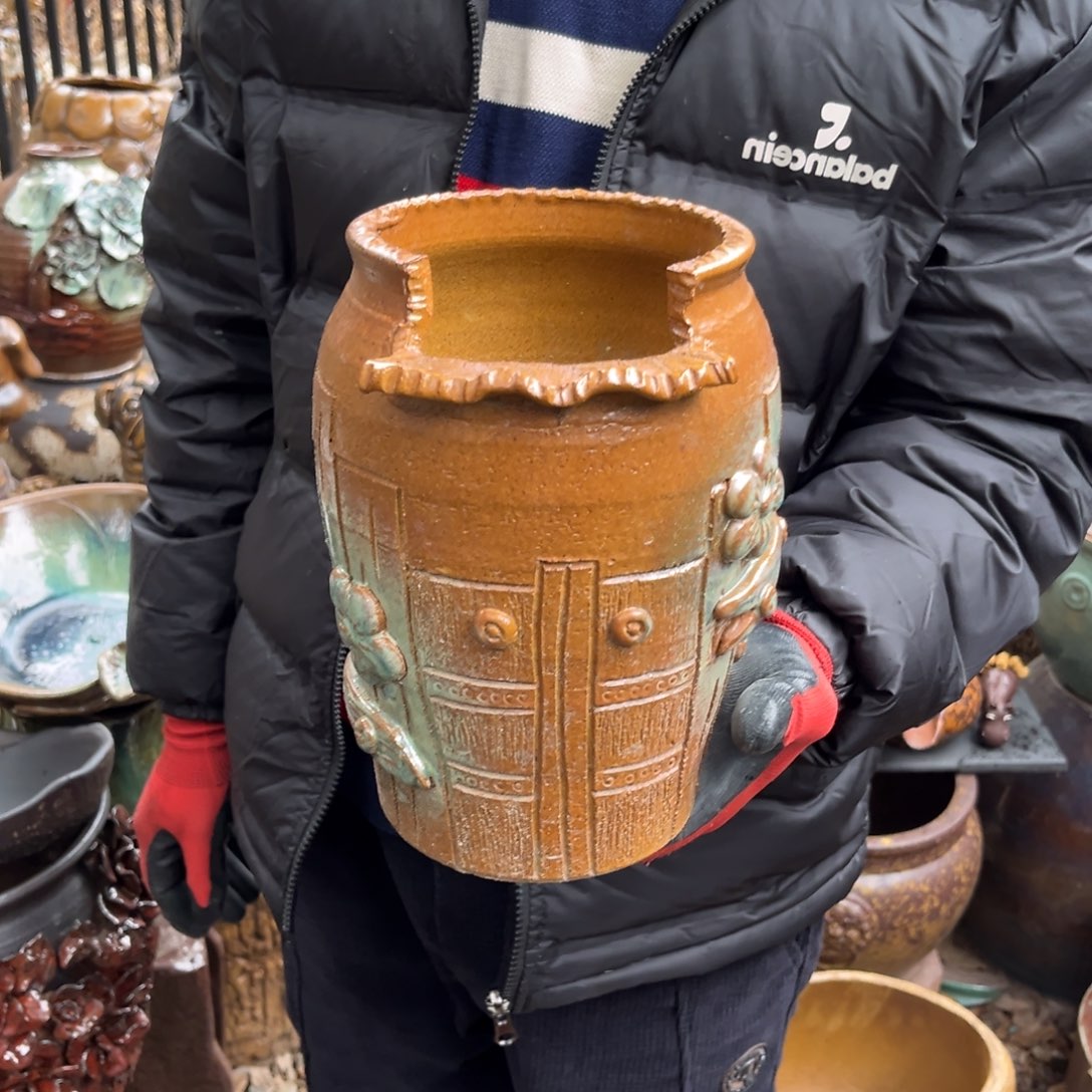 红陶高22口13有孔