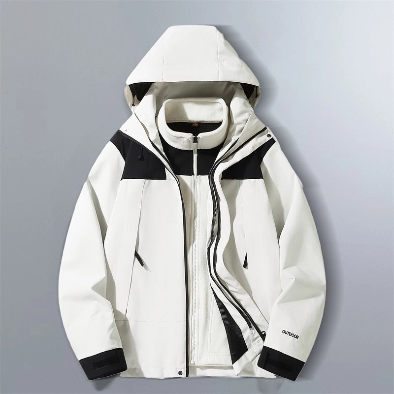 2025三合一冲锋衣男装夹克外套登山服可脱2025