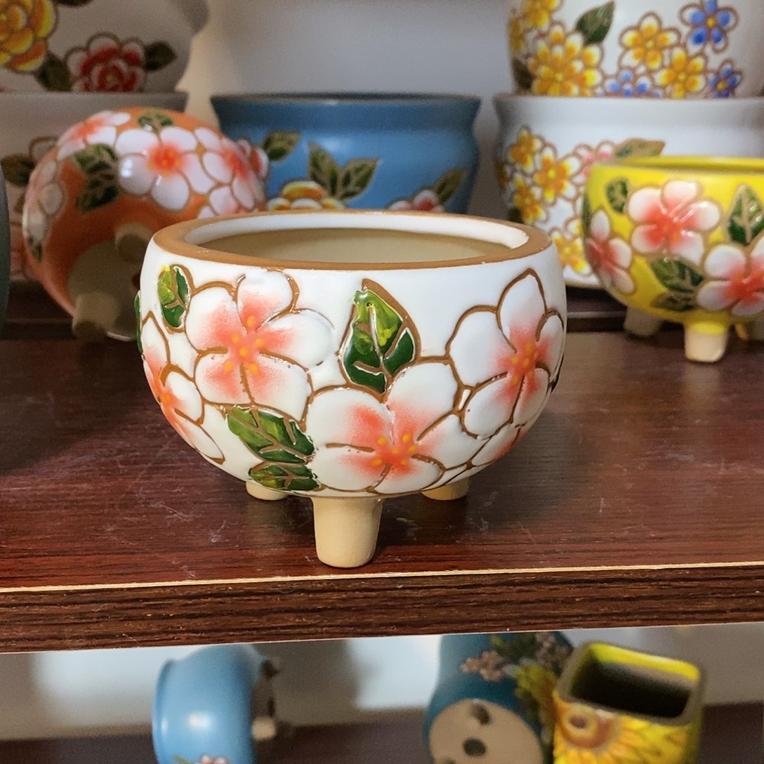 红陶韩式多肉植物花盆