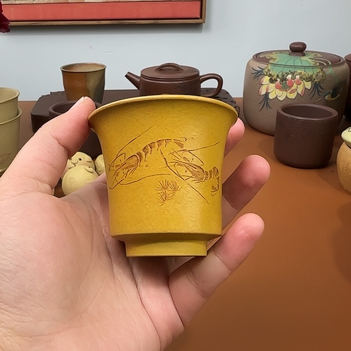 宜兴紫砂瑕疵主人杯杯