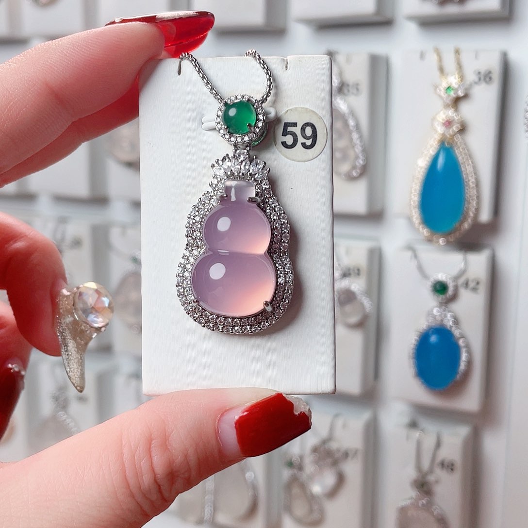 玛瑙/玉髓吊坠(赠链)未镶嵌