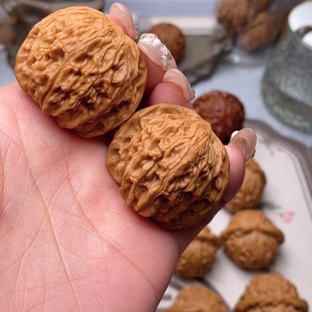 【闪购商品】文玩核桃把件磨盘