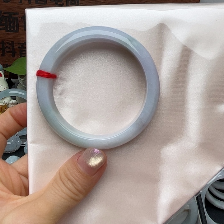 星***9翡翠未镶嵌手镯51.2正圈