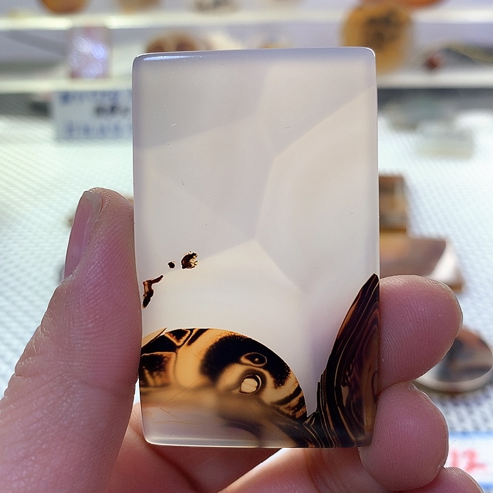 玛瑙/玉髓未镶嵌吊坠(不含链)