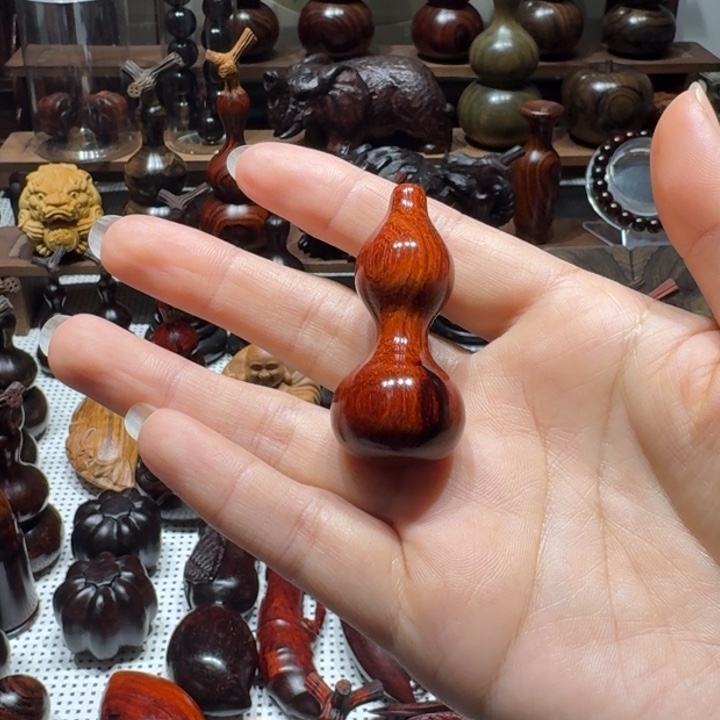 两****木印度小叶紫檀檀香紫檀绕指柔葫芦