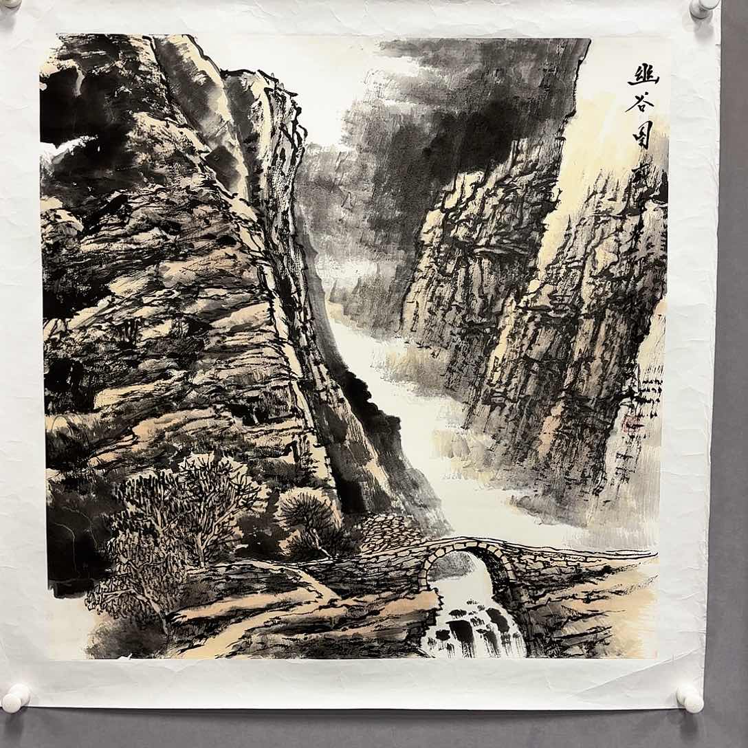 国画国画纯手绘作品请放心去藏