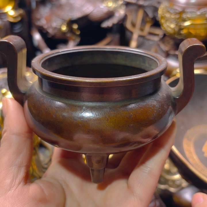 铜器摆件收收藏藏