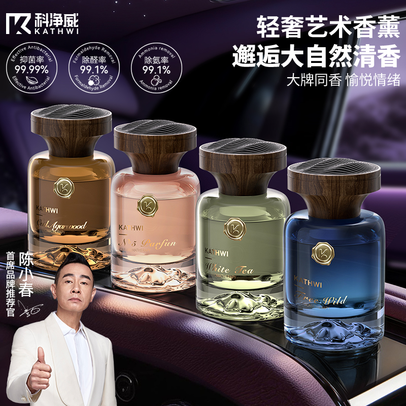 科净威【观山香薰】轻奢质感车载香薰清除味摆件持久高级香水商品图