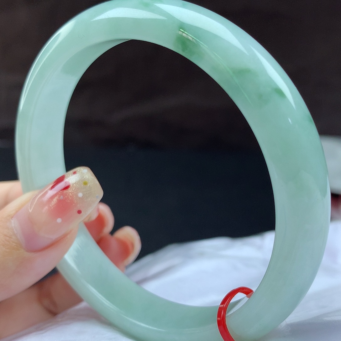 翡翠未镶嵌手镯96018，