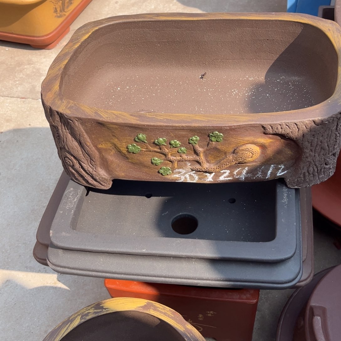 紫砂花盆盆景艺术