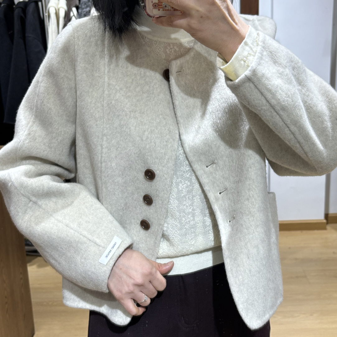 新款双面呢外套8381款