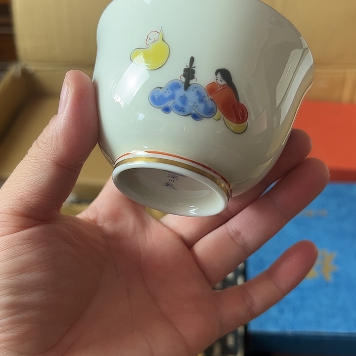 瓷片深川六歌仙瓷器瓷器瓷器