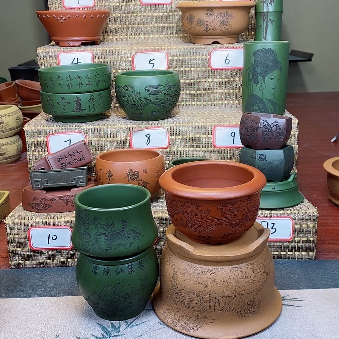 紫砂花盆知*我在等一