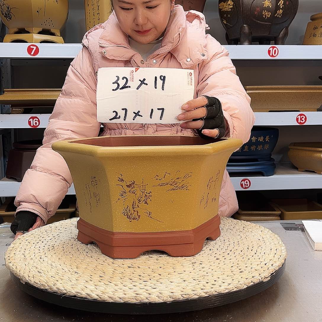 紫砂花盆紫砂花盆