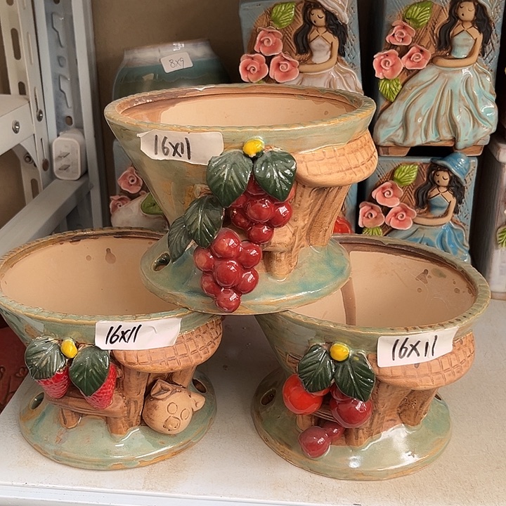 粗陶材质多肉花盆