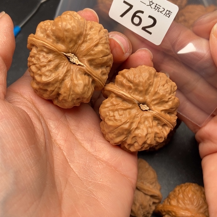 晴***天文玩核桃把件762号蛤蟆头