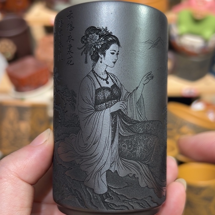 茶杯紫砂宜兴紫砂主人杯