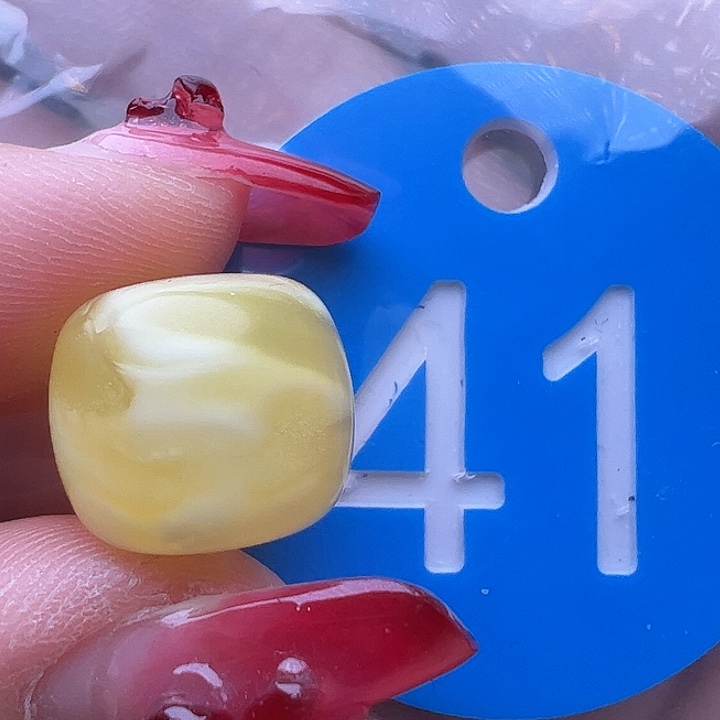 蜜蜡裸石未镶嵌金沙 13mm 老型
