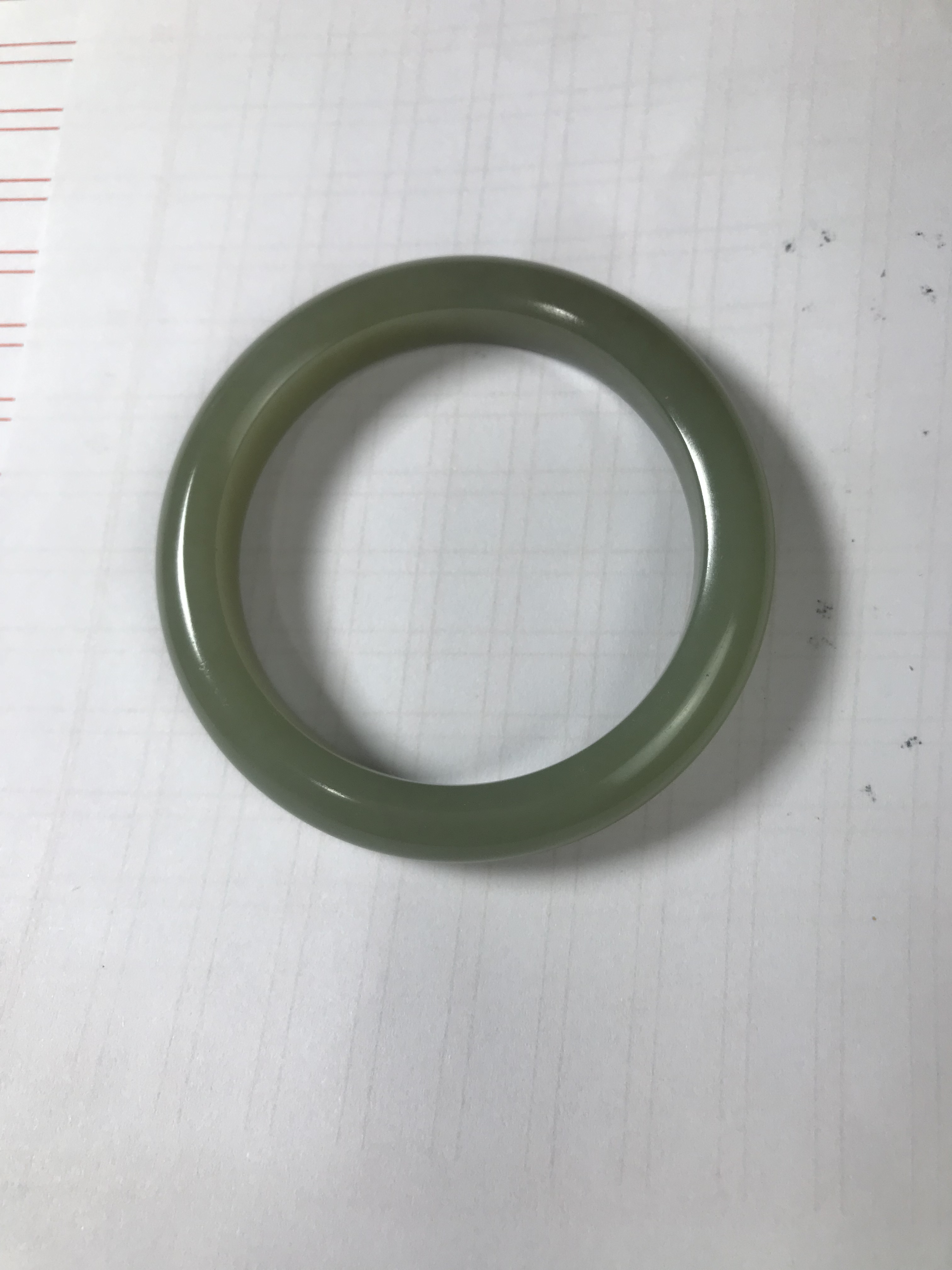 正品和田玉且末料手镯