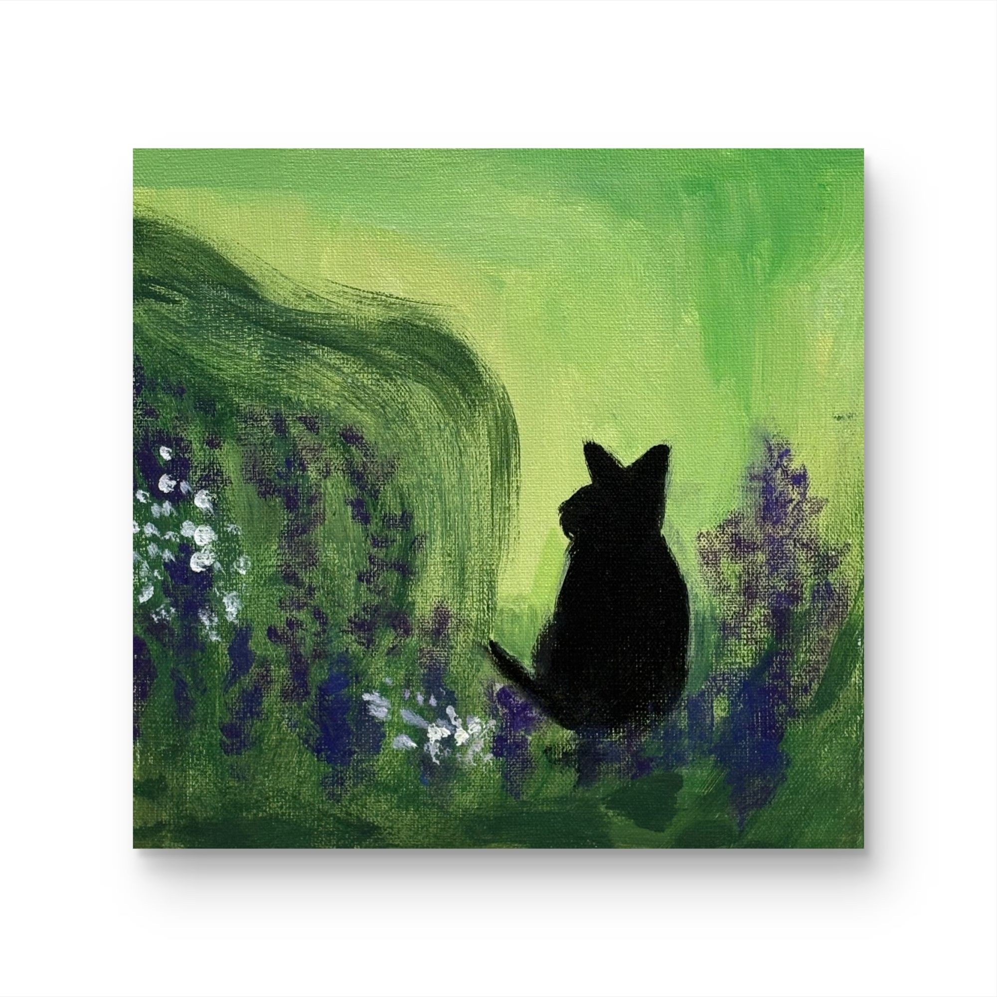 【黑喵】孤品 “25*25” No.314 纯手绘挂画