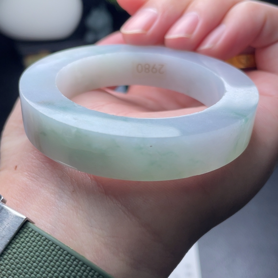 定制翡翠未镶嵌正圈飘花