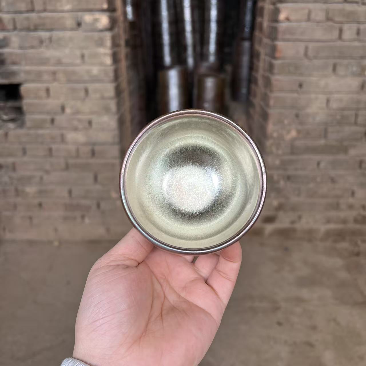 建盏主人杯【极光幻彩：金】官方指定溯源证书 专用茶具 电烧 B