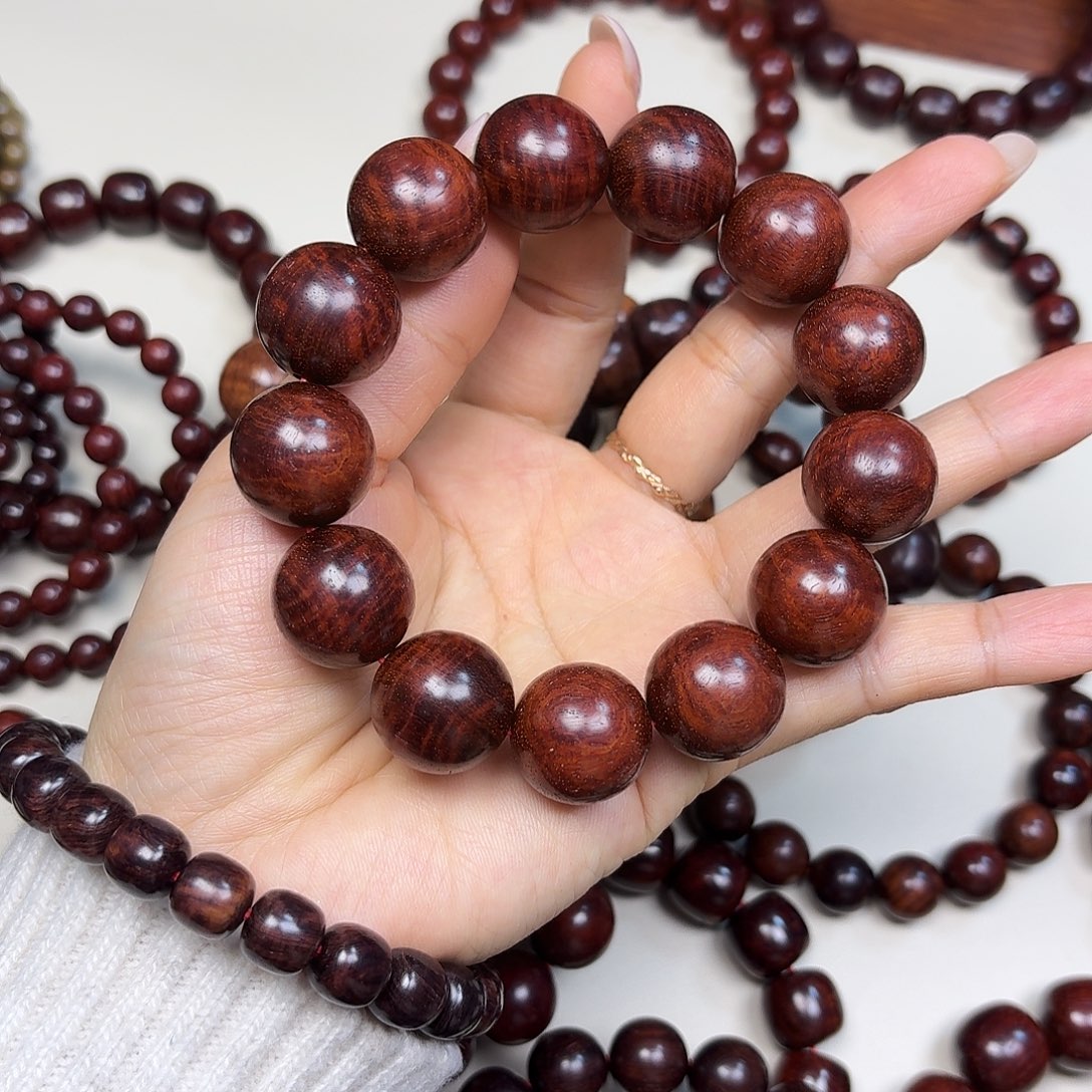 小叶紫檀檀香紫檀1.8满水波老琴母料原生态