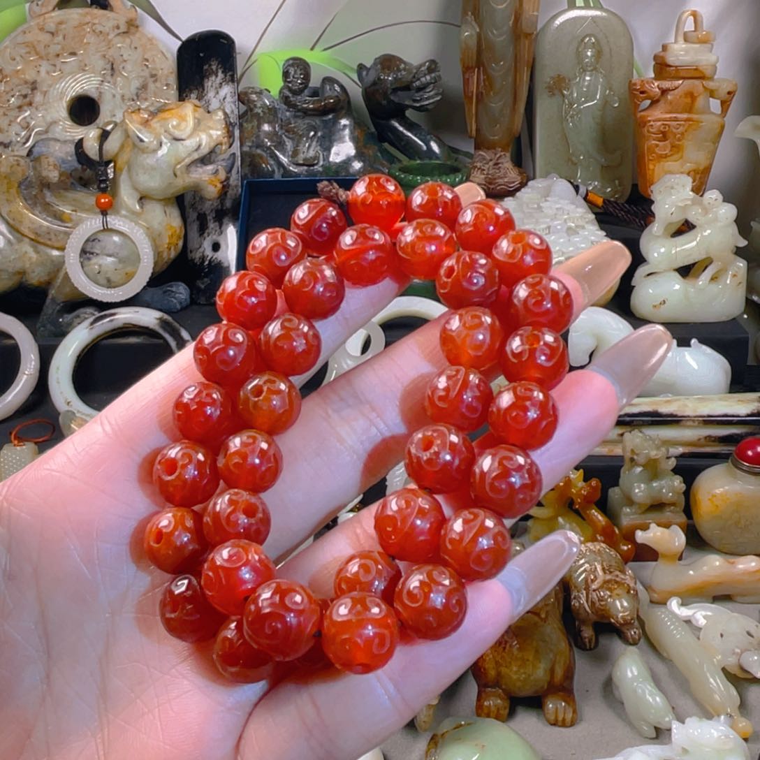 玛瑙/玉髓手链未镶嵌4