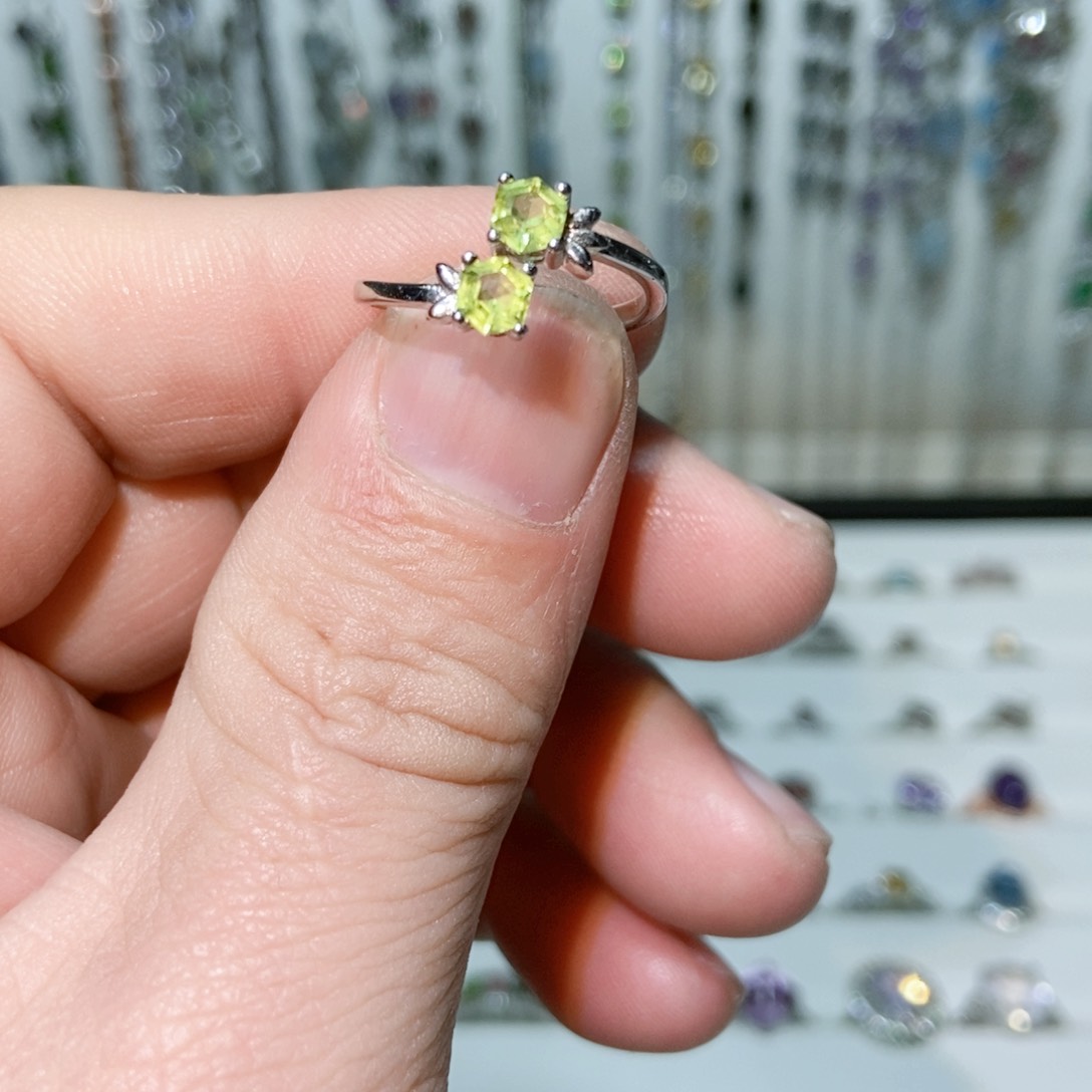 紫晶珠宝半成品银S925镶嵌