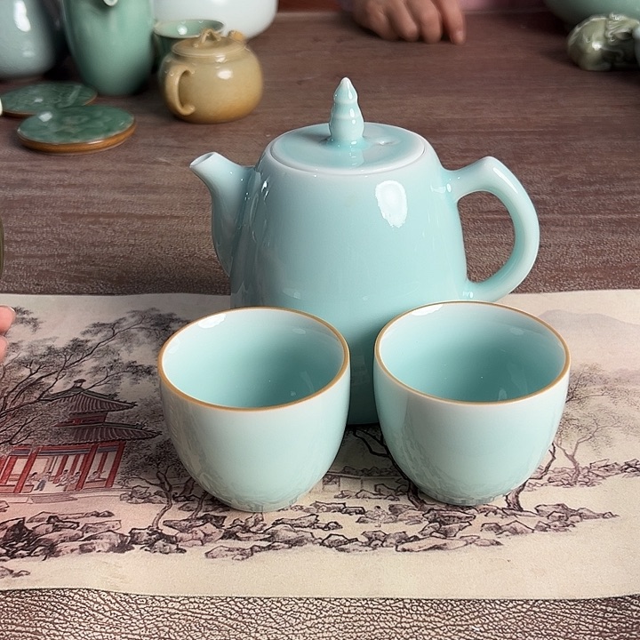 小米茶器龙泉青瓷