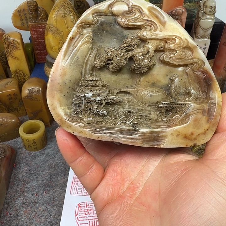 勿****印石寿山石寿山石雕刻工艺精湛