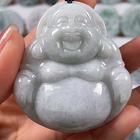 翡翠颈饰未镶嵌大佛福利