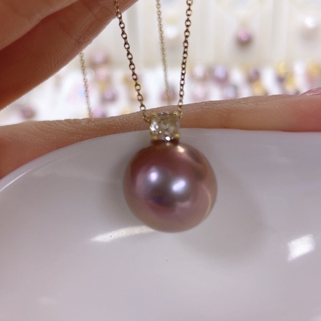 淡水珍珠未镶嵌吊坠(赠链)