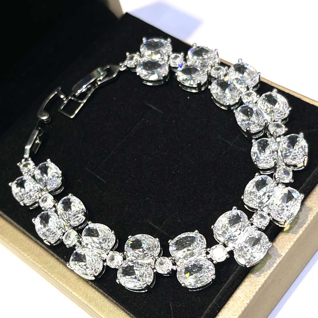 [南非甄选】NFZX  LC-1712 双排双子手链