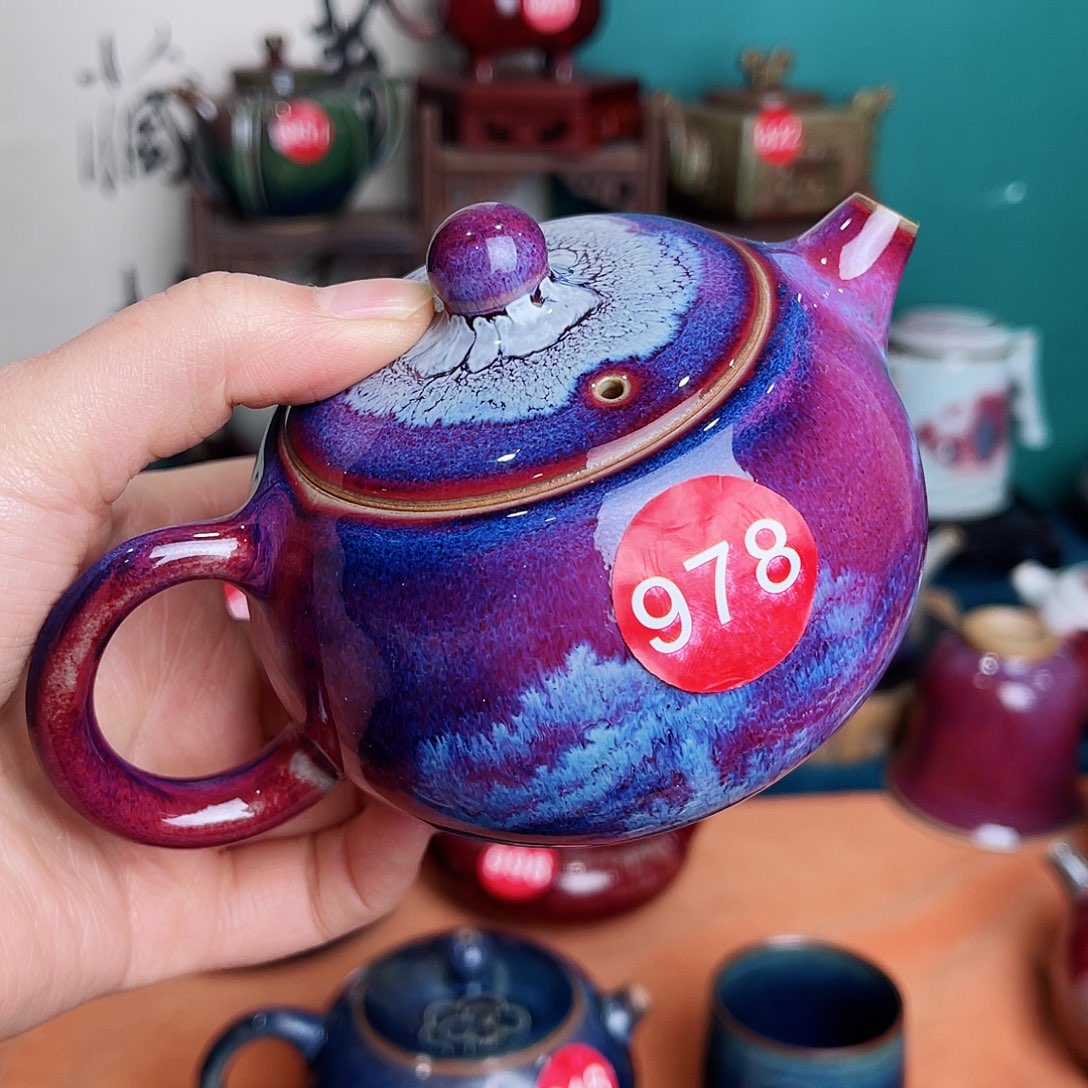 壶三*菜钧瓷艺术作品壶