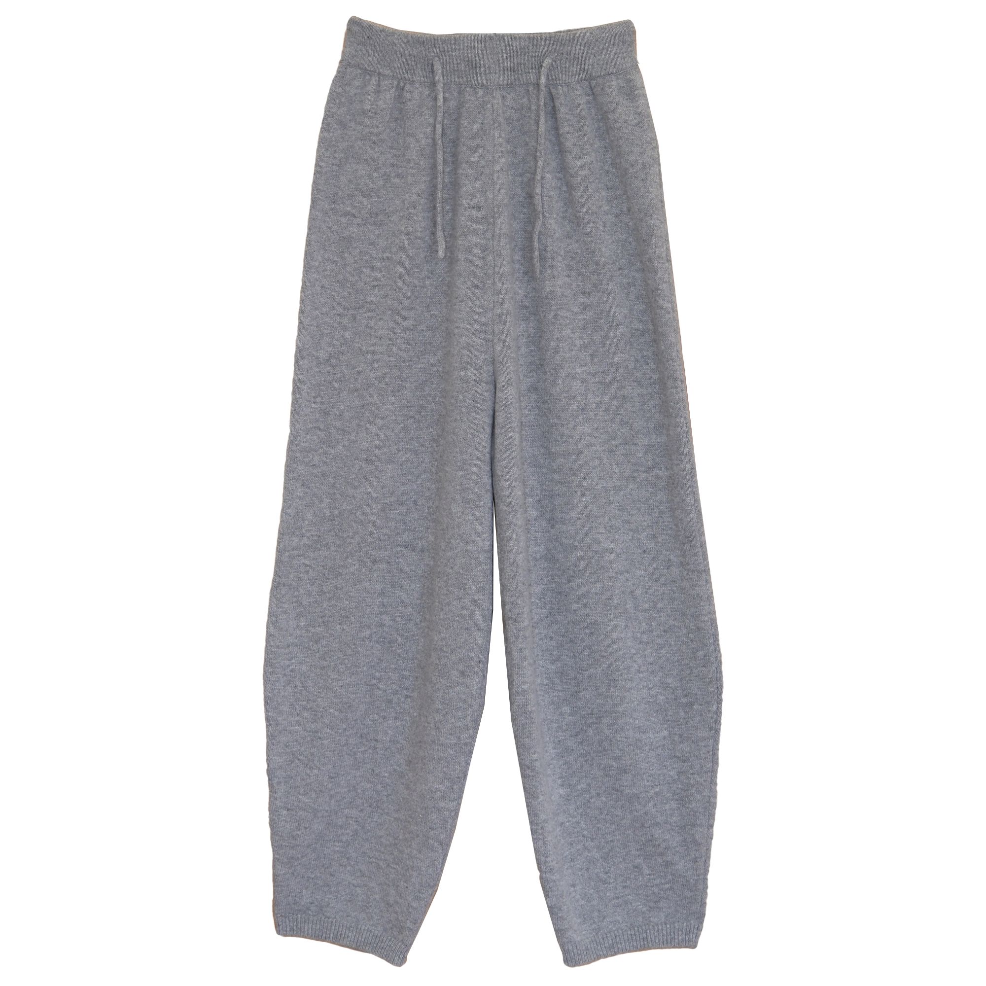 【SIEW】25秋冬新款纯羊毛保暖松紧腰宽松版针织哈伦裤