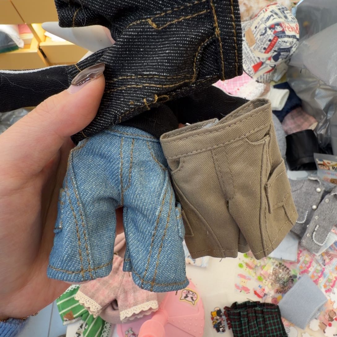 布艺弯刀裤子，备注颜色